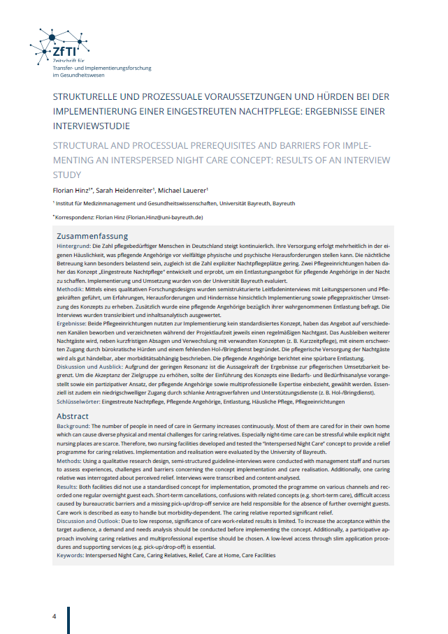 Das Bild zeigt die erste Seite des Artikels